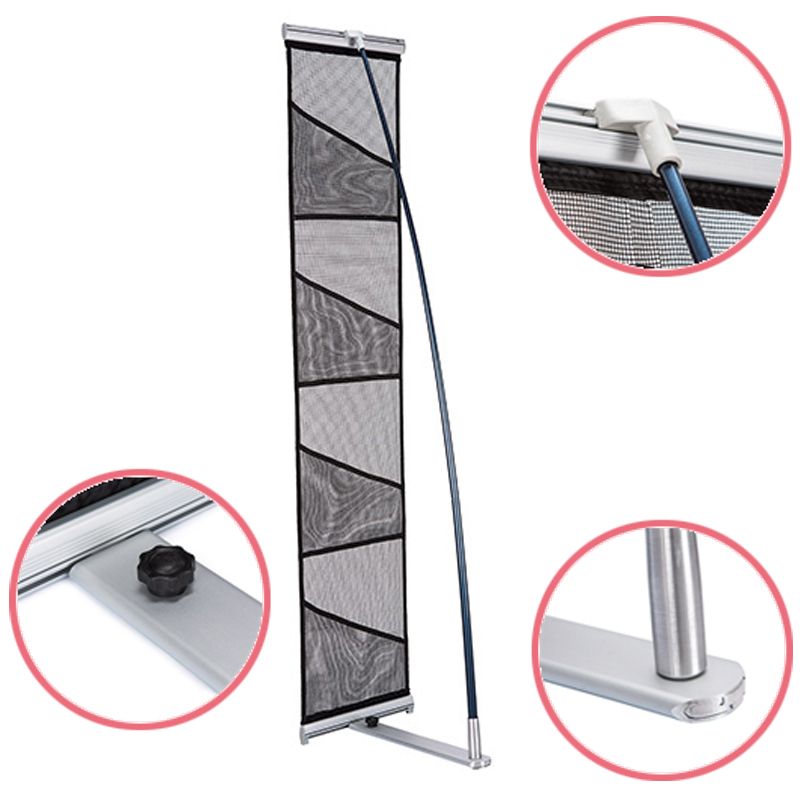 MESH Prospektständer 4x DIN A4